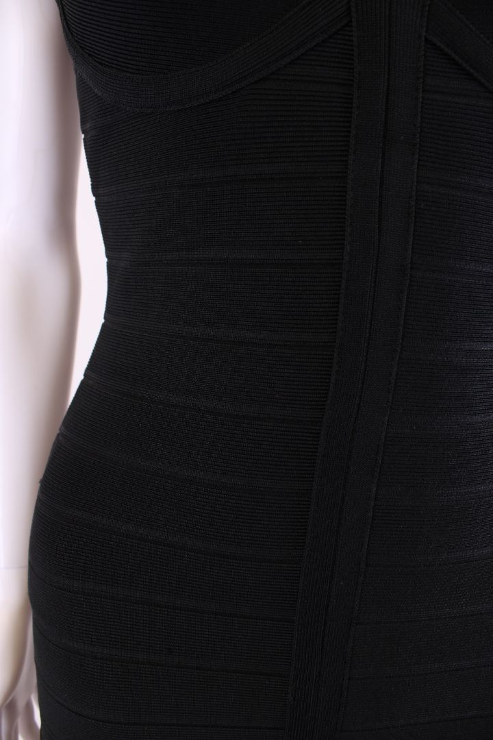 Herve Leger black body con dress Black M