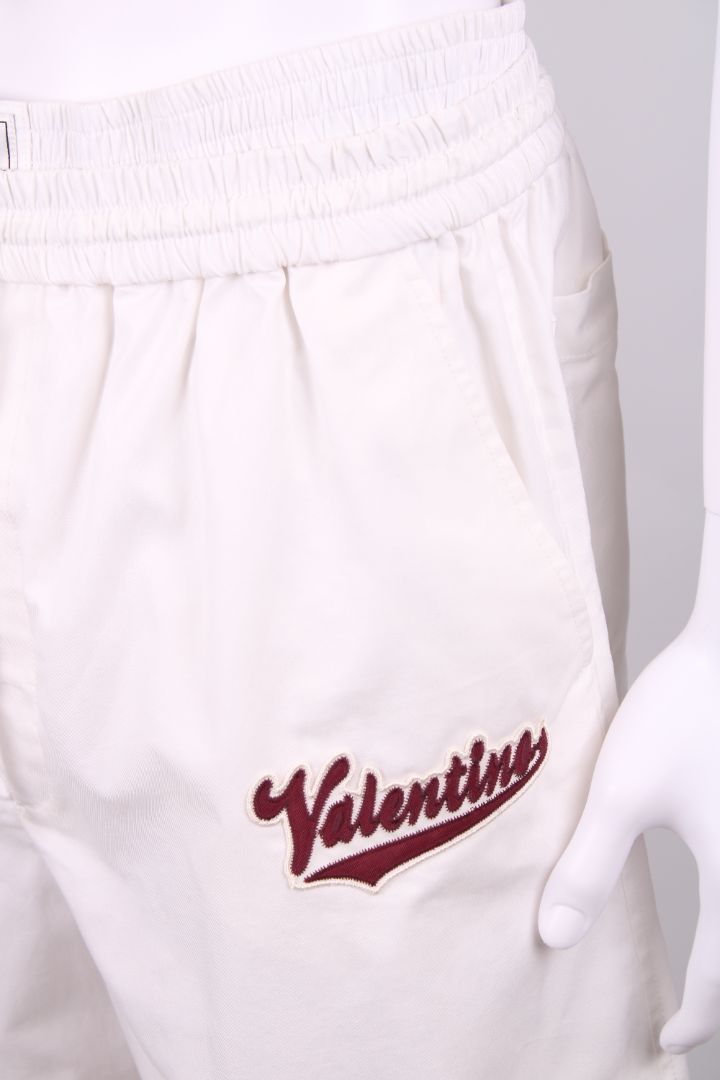 Valentino Varsity valentino set white/ Burgundy 48