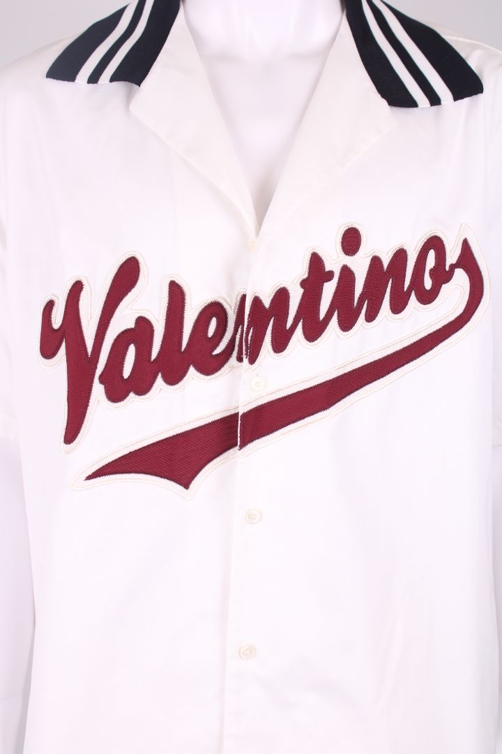 Valentino Varsity valentino set white/ Burgundy 48