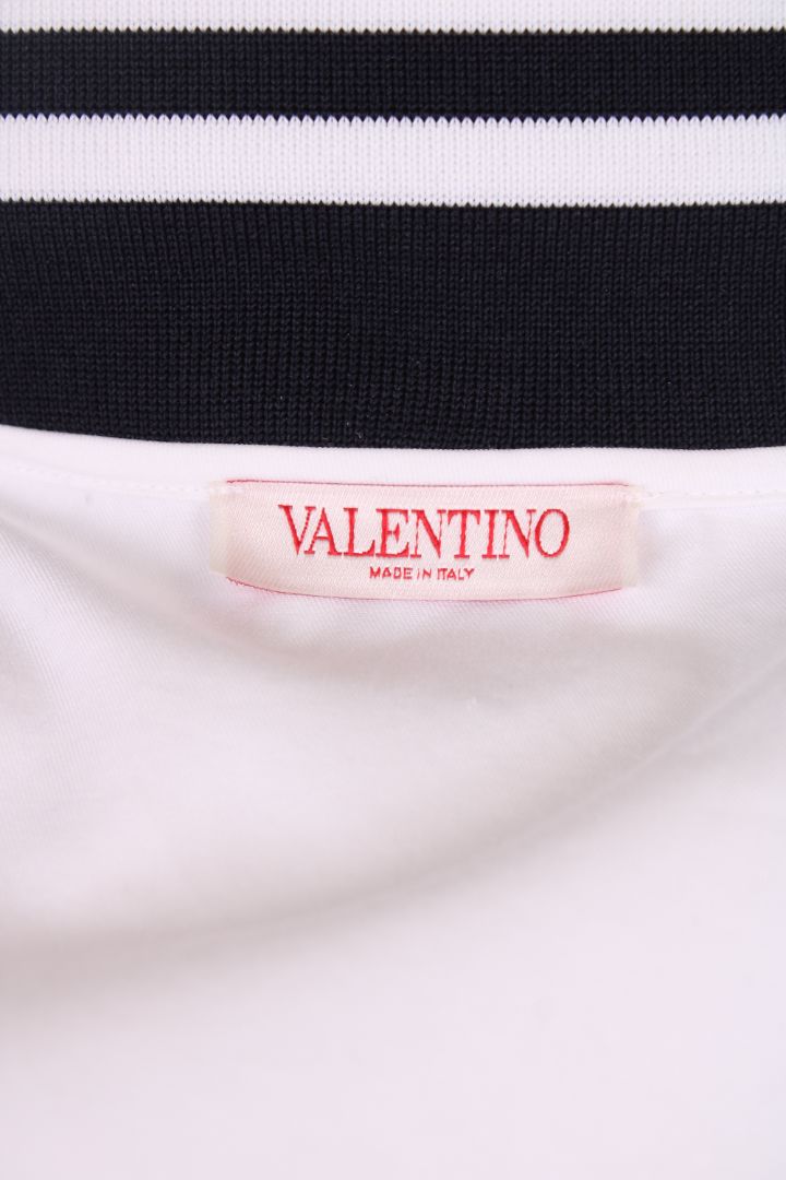 Valentino Varsity valentino set white/ Burgundy 48