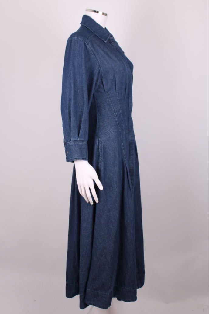 Simkhai L/S Shirt Dress Denim S