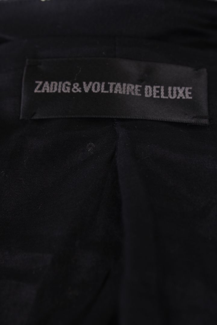 Zadig & Voltaire Sequin Blazer Jacket Gold/ Silver M