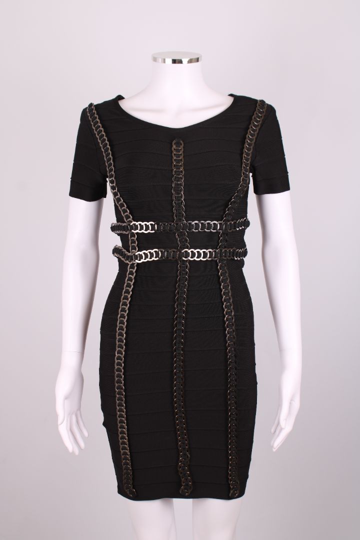 Herve Leger Dress Black XS