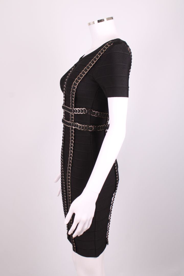 Herve Leger Dress Black XS