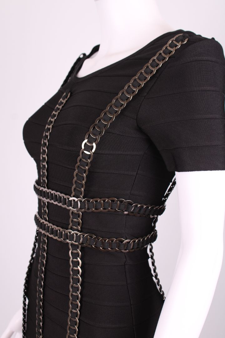 Herve Leger Dress Black XS