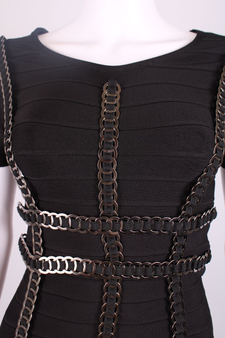 Herve Leger Dress Black XS