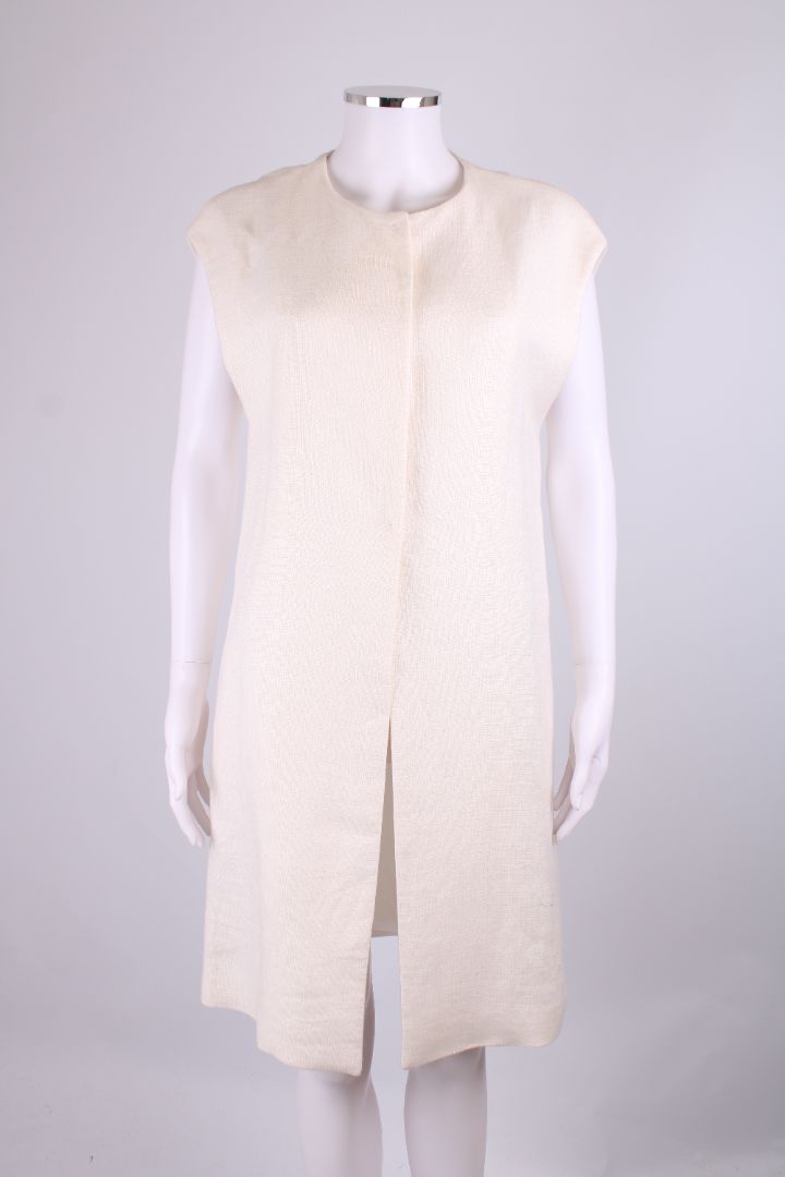 Max Mara Studio Waistcoat Cream 10