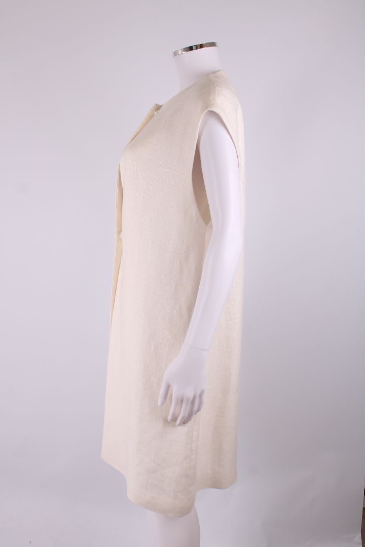 Max Mara Studio Waistcoat Cream 10