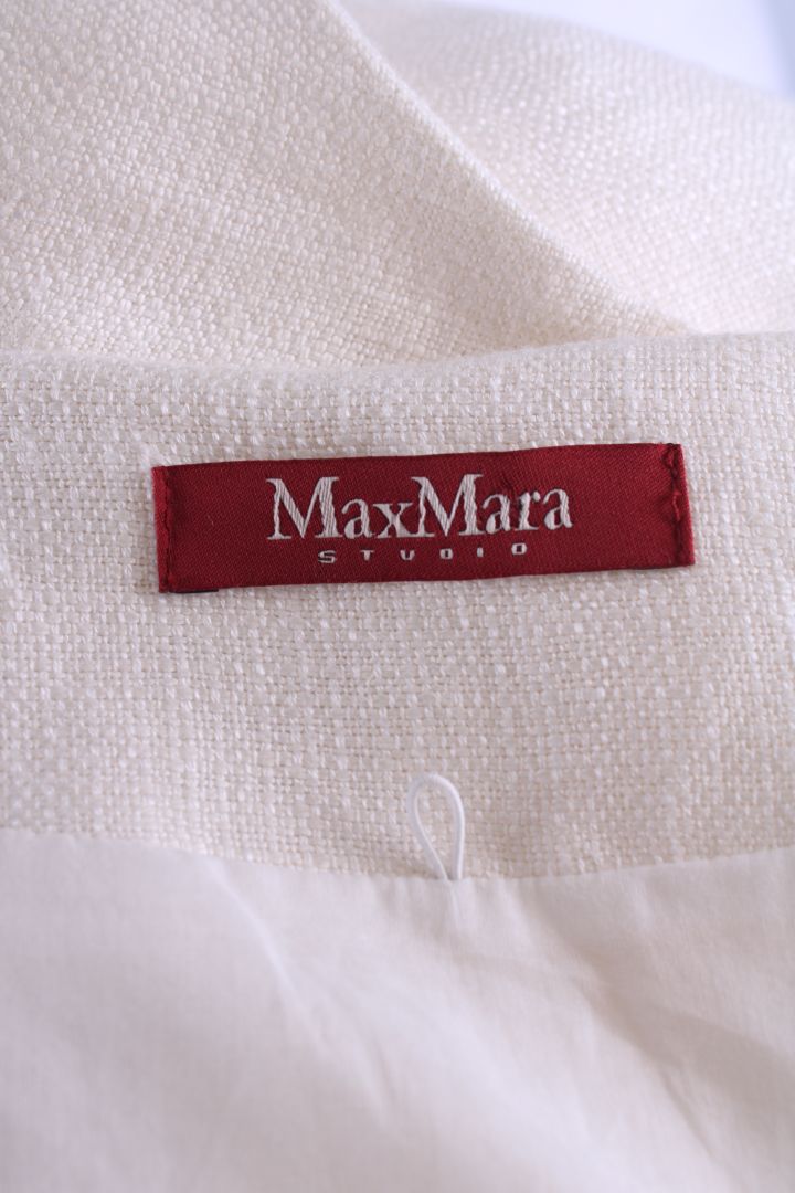 Max Mara Studio Waistcoat Cream 10