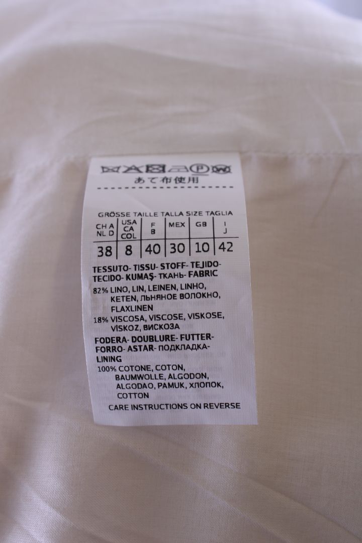 Max Mara Studio Waistcoat Cream 10