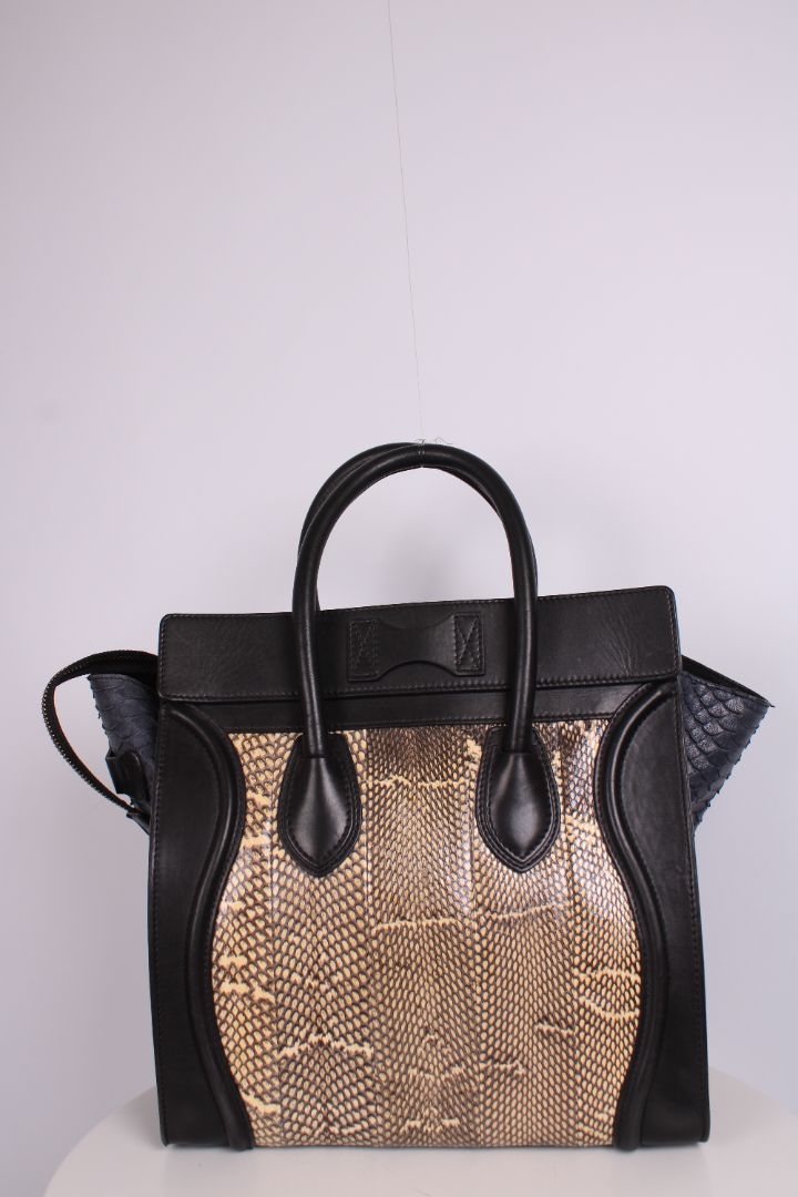 Celine Phantom Luggage Python