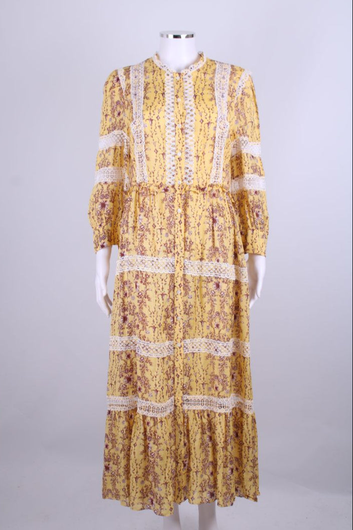 Sandro Dress Yellow 42