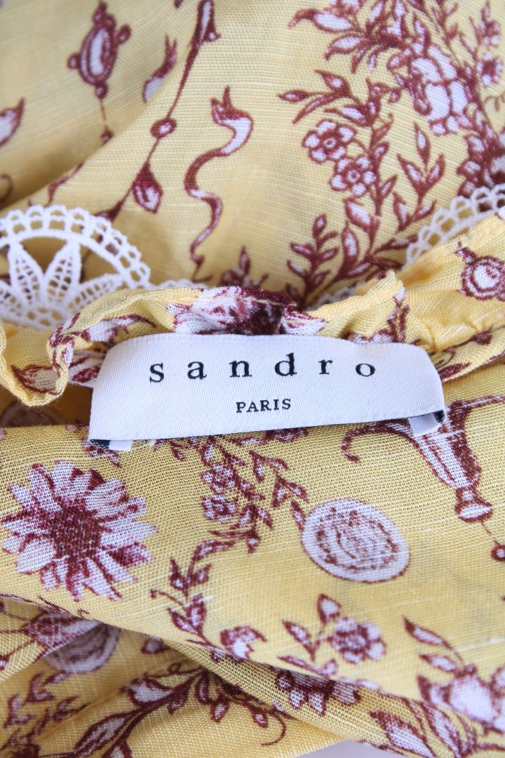 Sandro Dress Yellow 42
