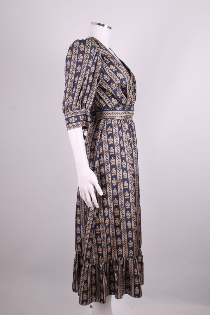 Sandro Dress Blue/ Gold 10