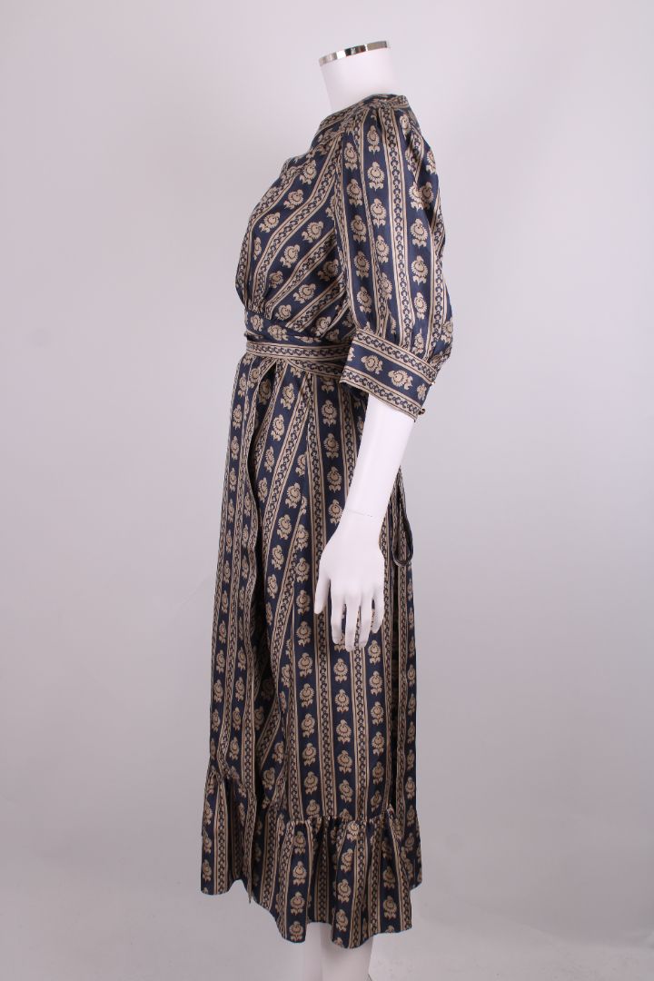 Sandro Dress Blue/ Gold 10
