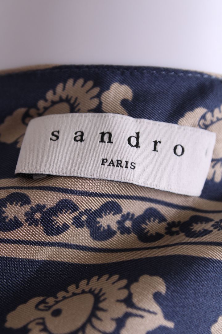 Sandro Dress Blue/ Gold 10