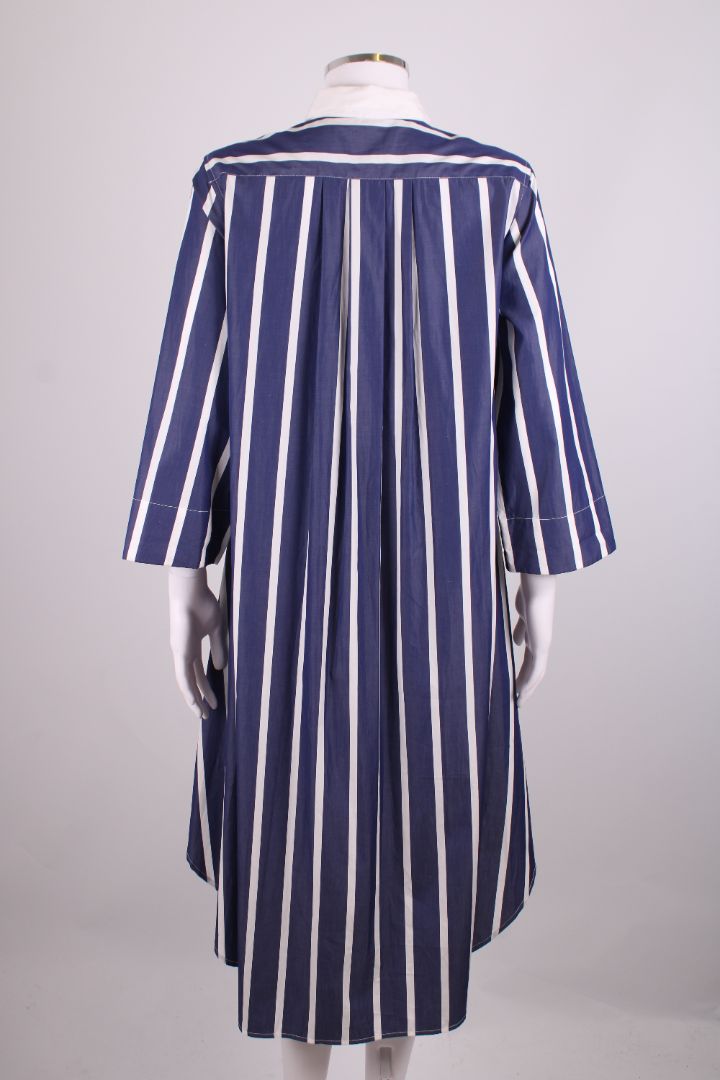 Sara Roka Dress Blue Stripe