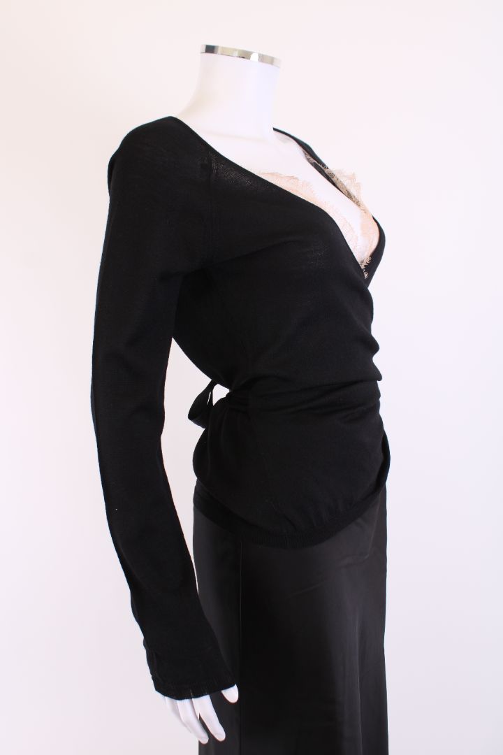 Red Valentino Cardigan Black/ Nude L