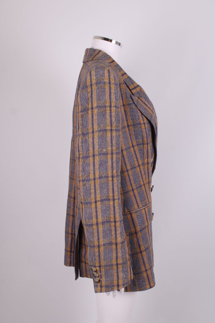 Isabel Marant Etoile Blazer Blue/ Yellow 10