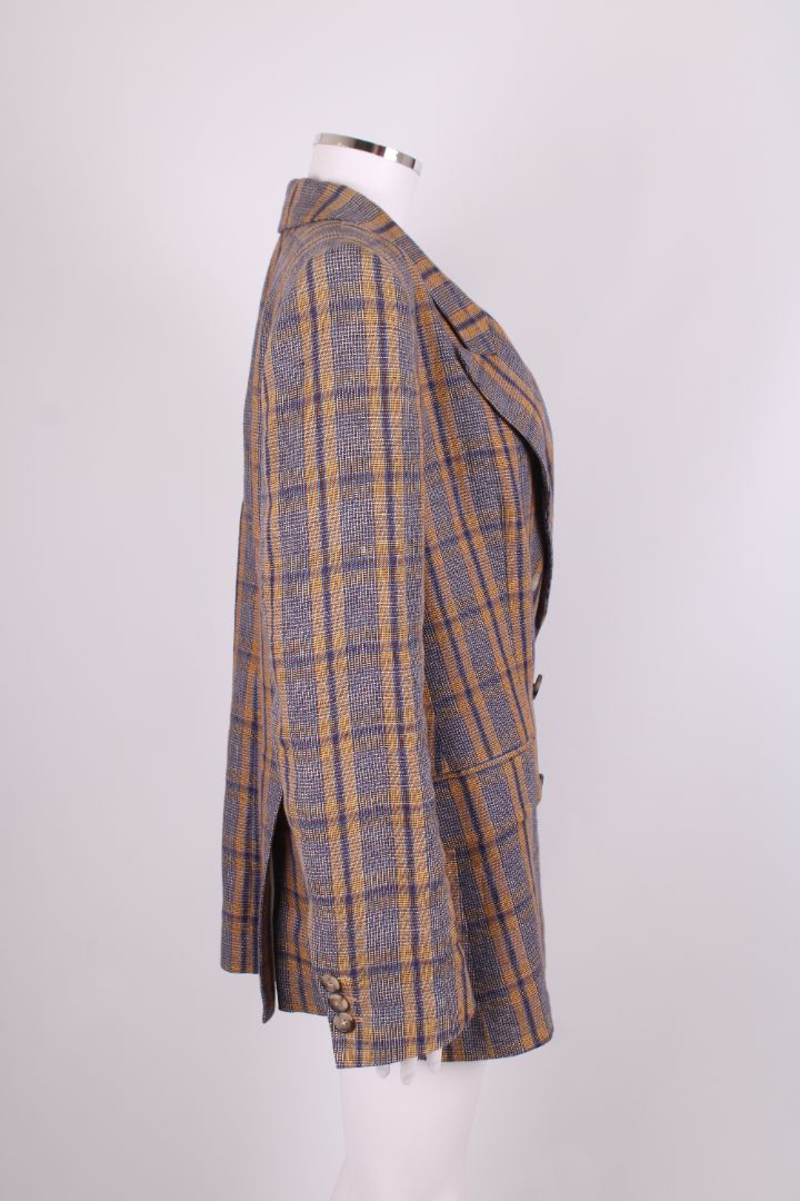 Isabel Marant Etoile Blazer Blue/ Yellow 10