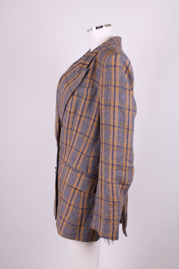 Isabel Marant Etoile Blazer Blue/ Yellow 10