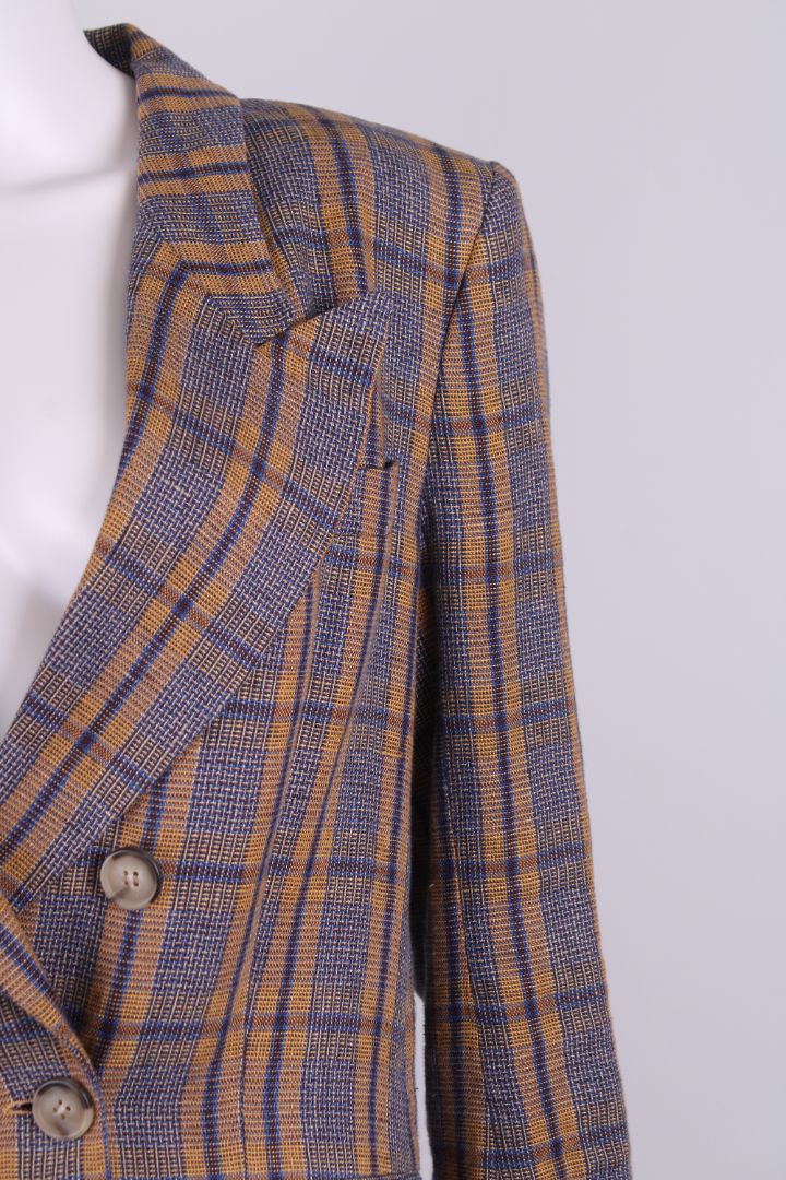 Isabel Marant Etoile Blazer Blue/ Yellow 10