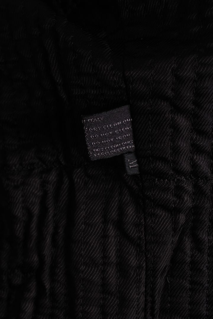 Prada Parka Nylon Overshirt Jacket Black M