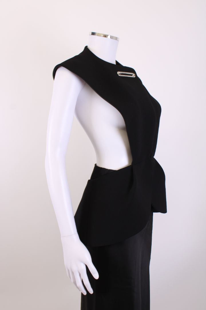 Balenciaga Waistcoat halter neck Black s