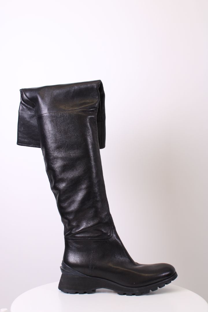 Prada Long Boots Black 40