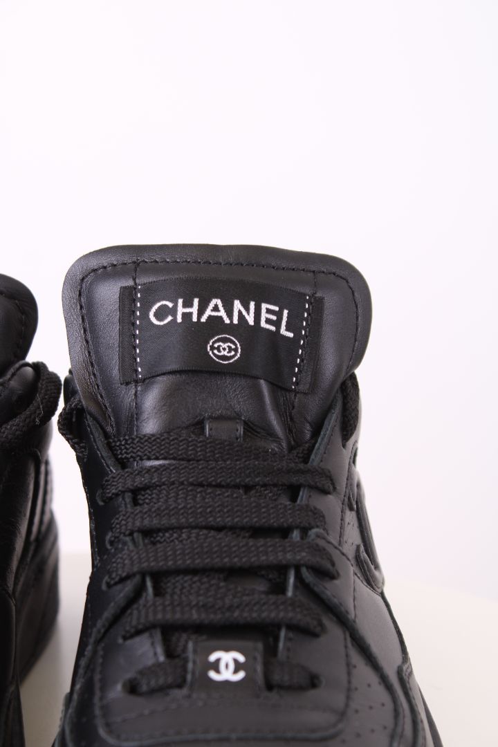 Chanel Shoes Black 38.5