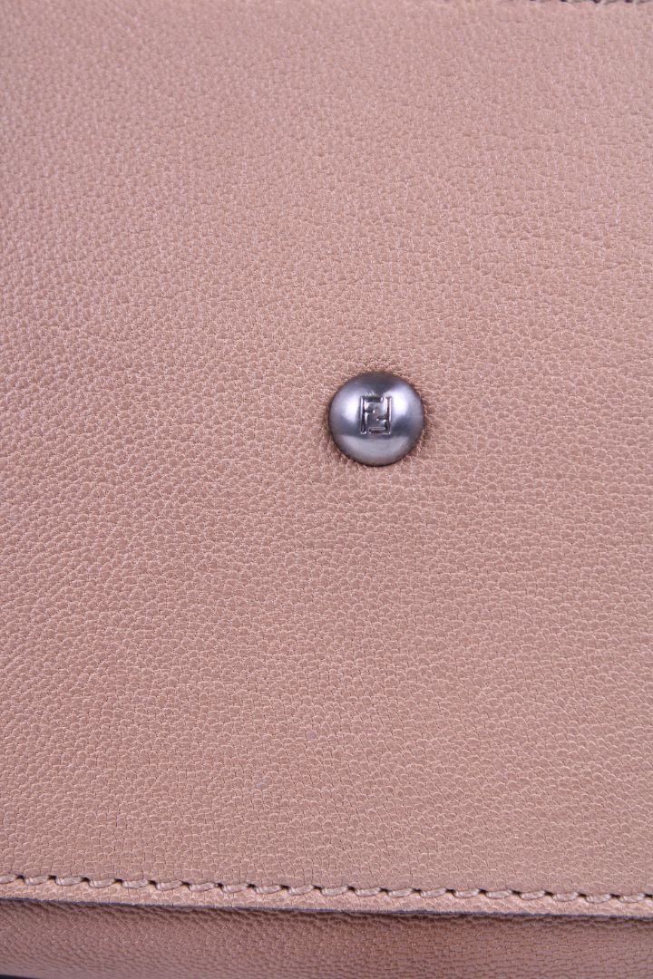 Fendi Peekaboo Tote Bag Beige
