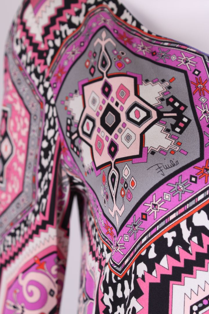Emilio Pucci Dress Purple Print 10