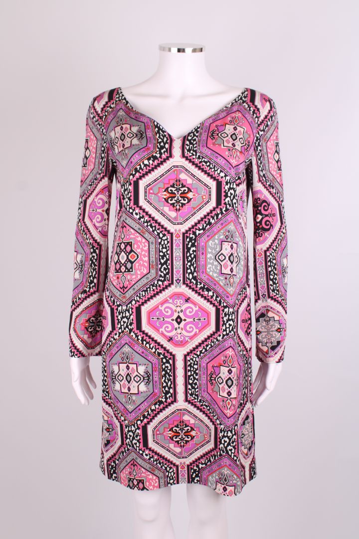 Emilio Pucci Dress Purple Print 10