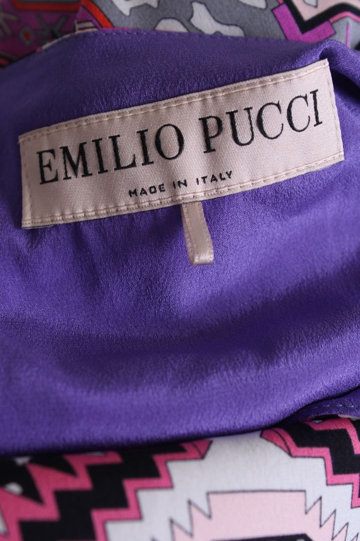 Emilio Pucci Dress Purple Print 10