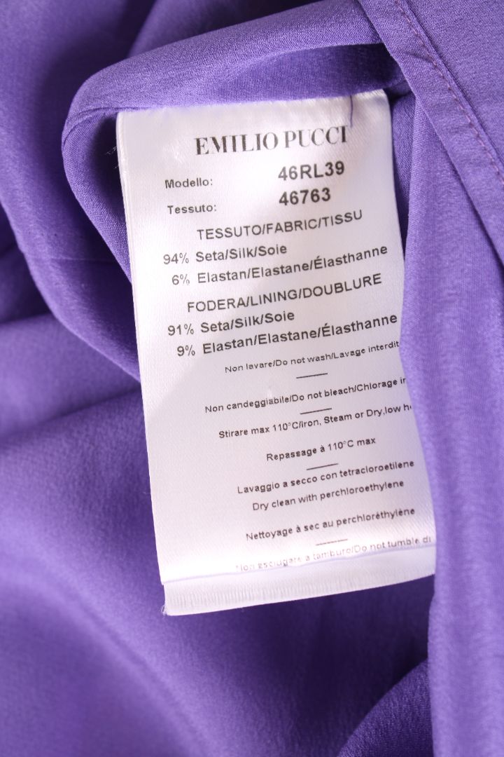 Emilio Pucci Dress Purple Print 10