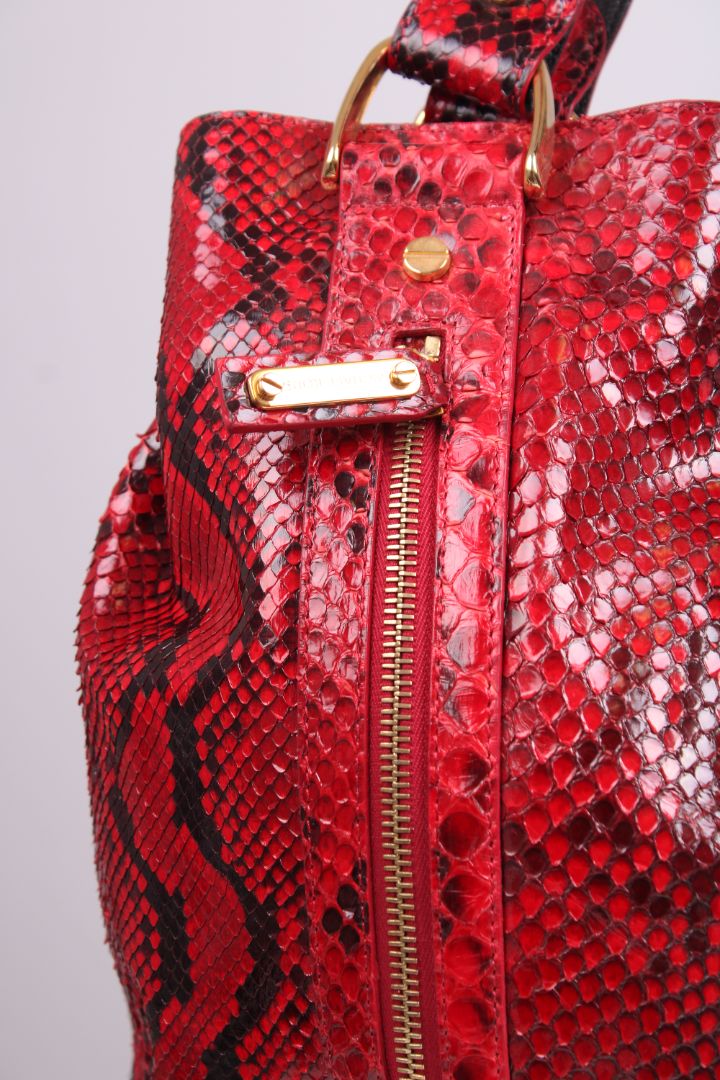 Michael Kors Snake Skin handbag Red