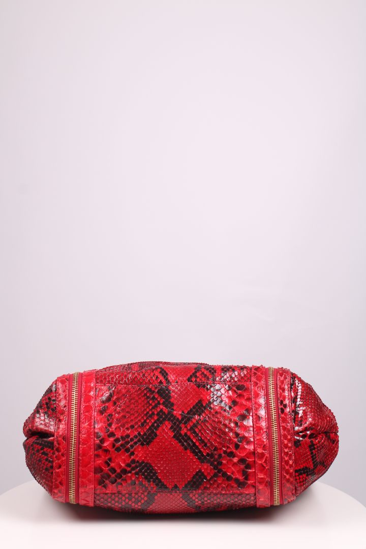 Michael Kors Snake Skin handbag Red