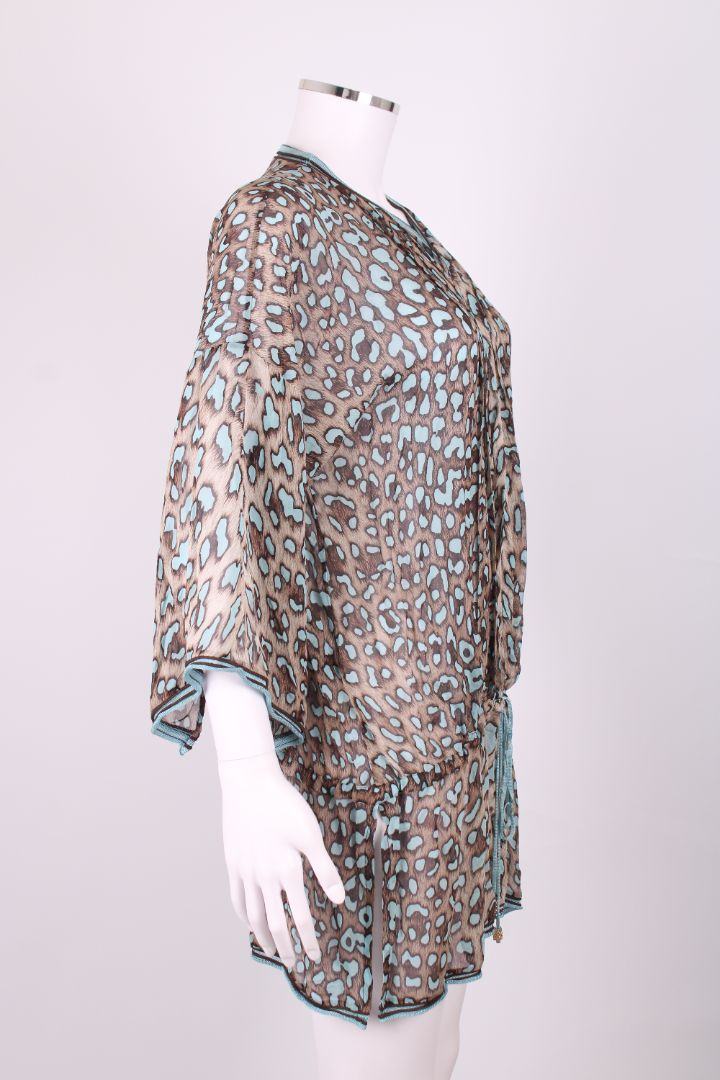 Robert Cavalli Blouse Brown/ Blue 10