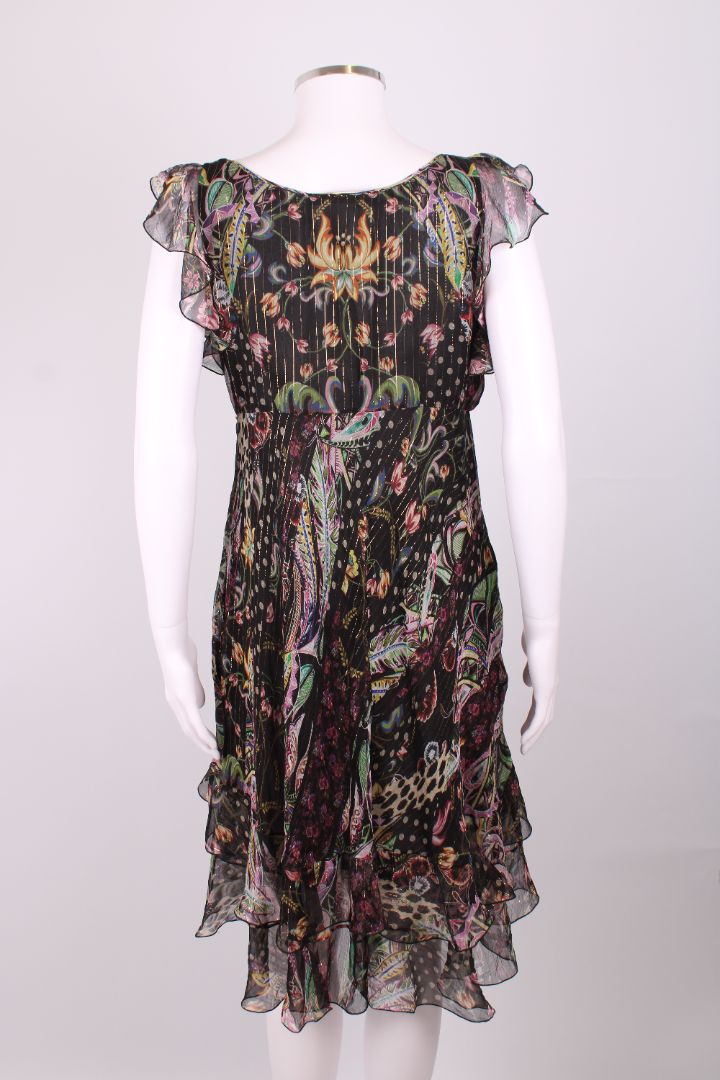 Roberto Cavalli Dress Black Print 12