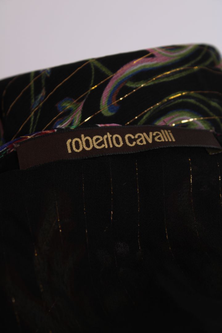 Roberto Cavalli Dress Black Print 12