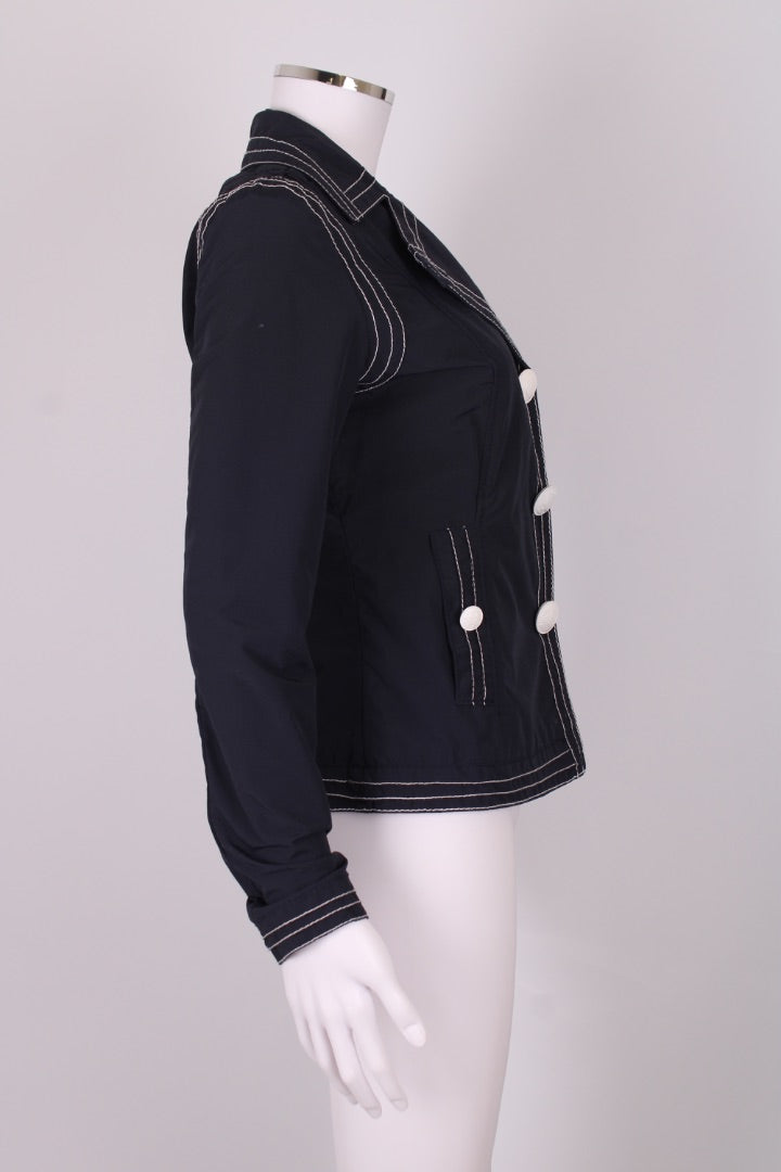 Moschino Jeans Popeye Button Jacket Navy/ White 8