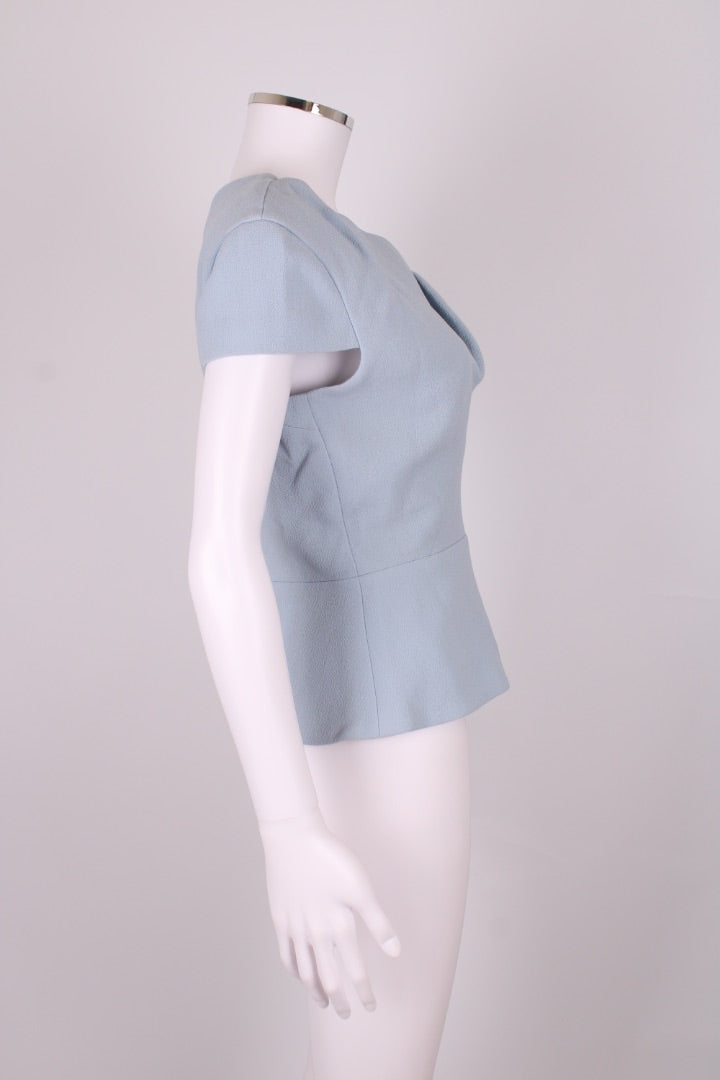 Roland Mouret S/S Top Light Blue 12