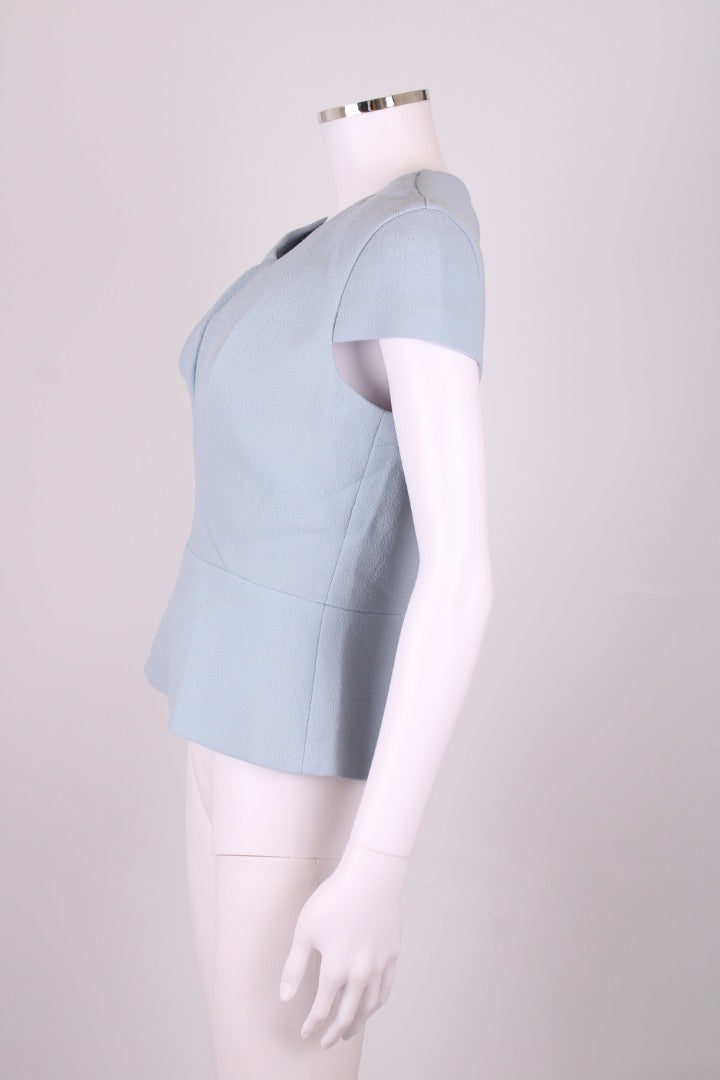 Roland Mouret S/S Top Light Blue 12