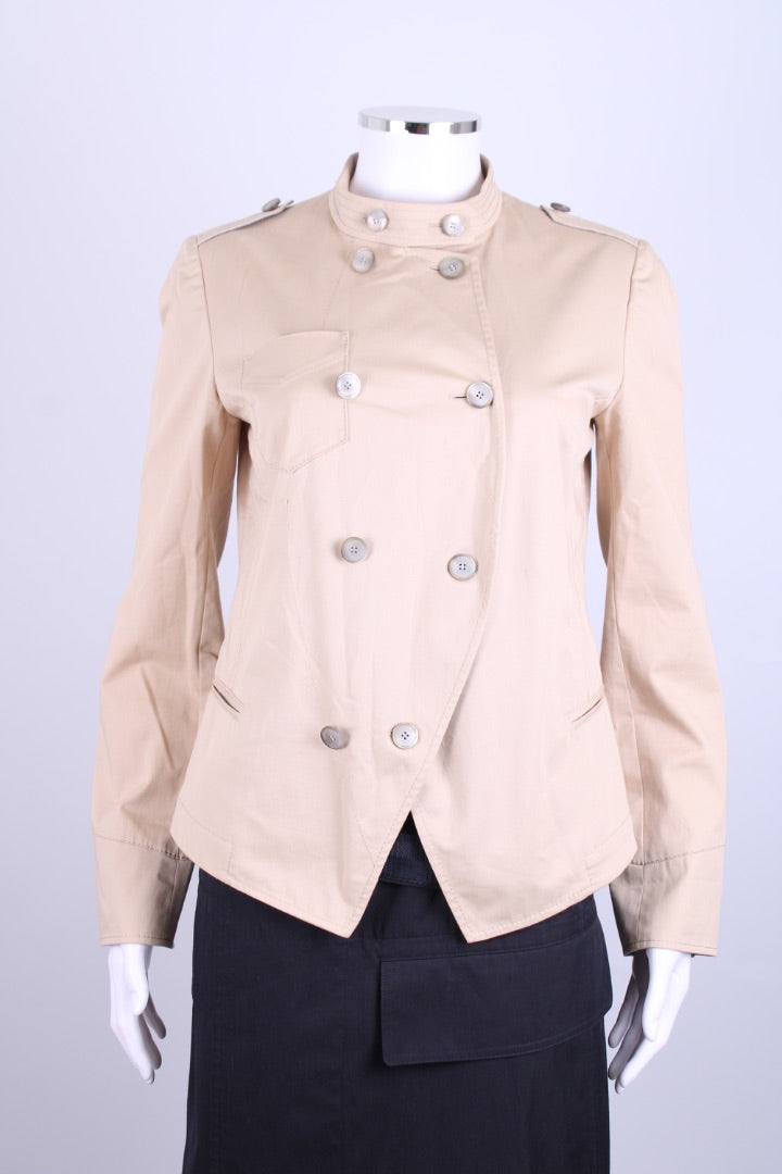 Dolce & Gabbana Double Breasted Jacket Beige M