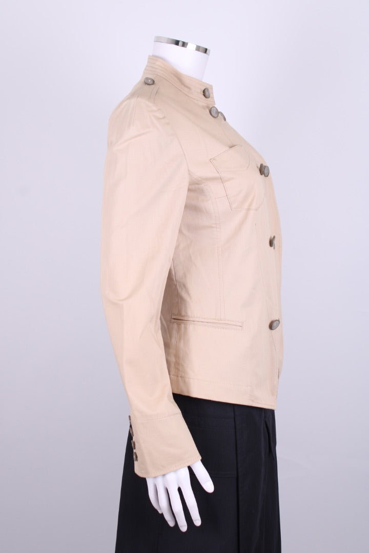Dolce & Gabbana Double Breasted Jacket Beige M