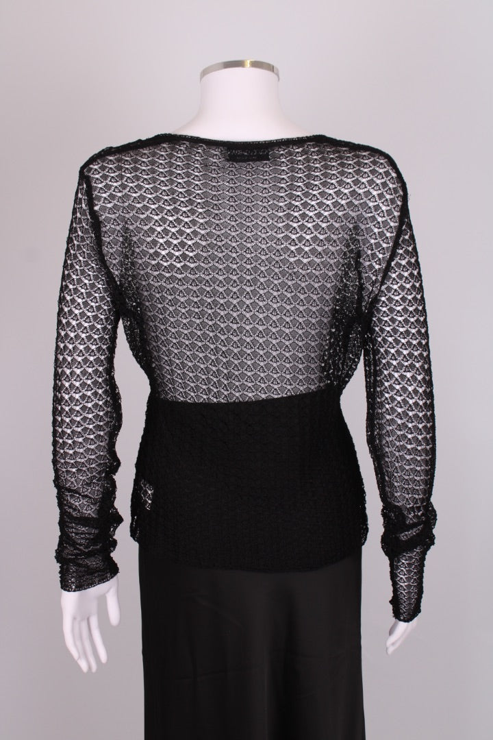 Dolce & Gabbana L/S Lace Cardigan Black M
