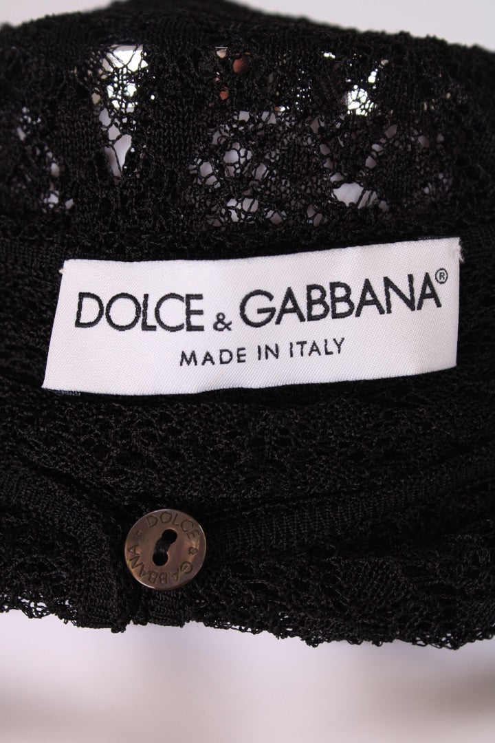 Dolce & Gabbana L/S Lace Cardigan Black M
