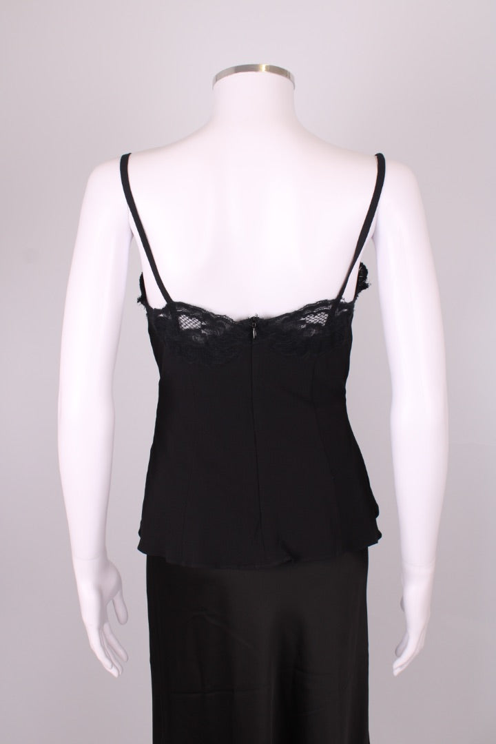 Dolce & Gabbana Lace Trim Camisole Black S