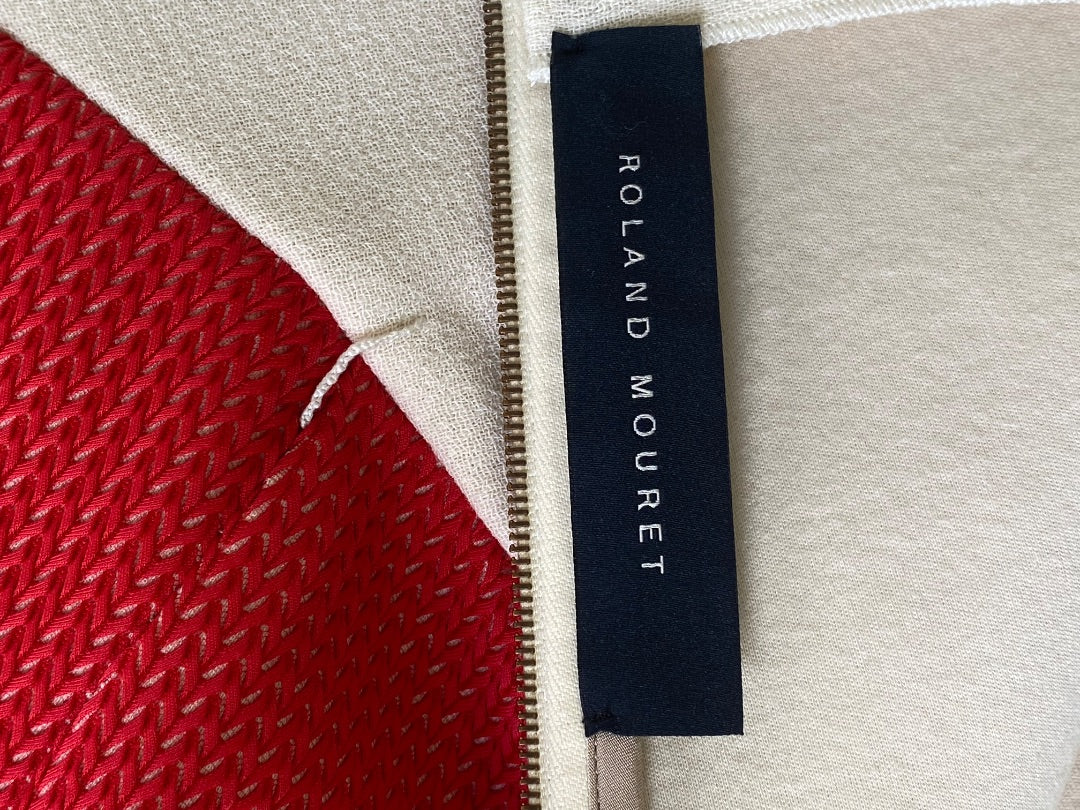 Roland Mouret Midi Dress Red 10