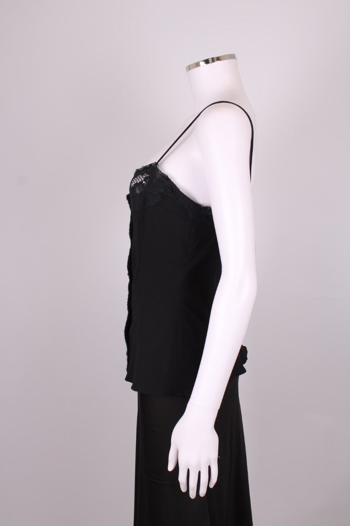 Dolce & Gabbana Lace Trim Camisole Black S